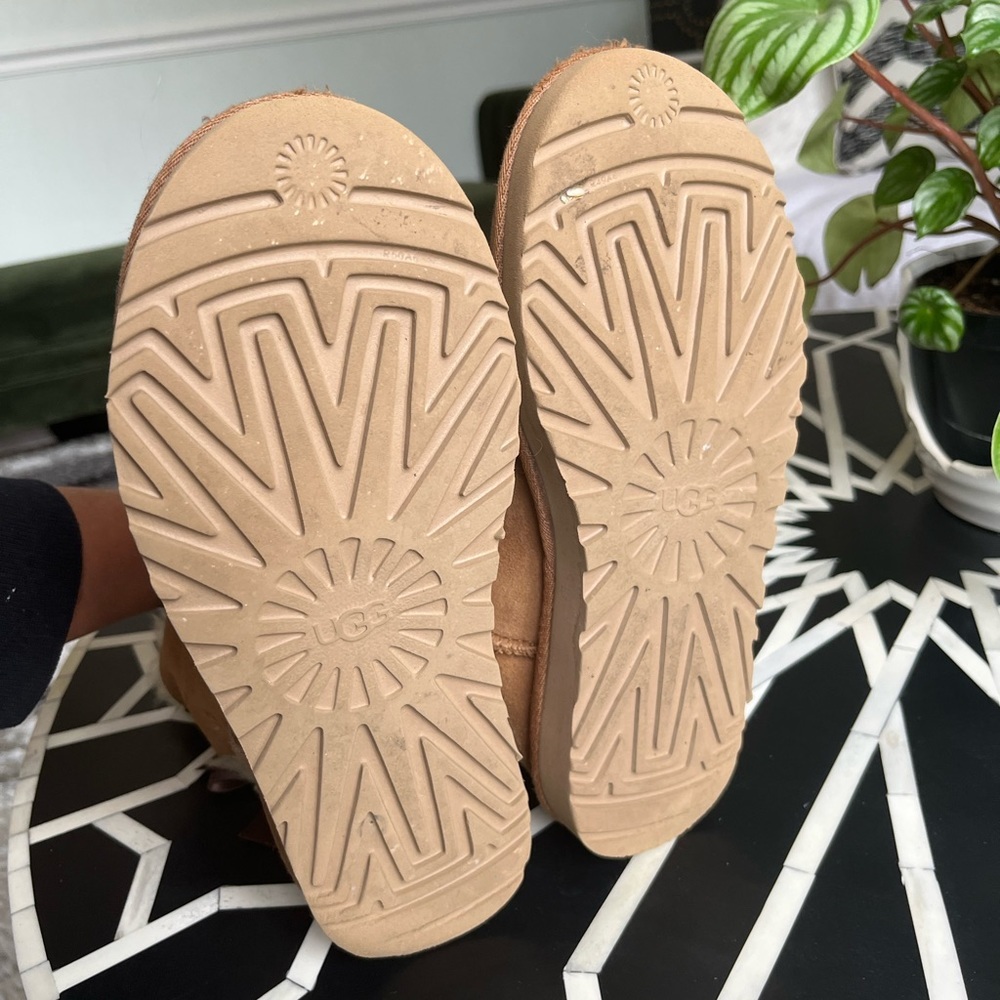 UGG® Bailey Suede Bow II Water-Repellent Cold Weather Boots - Picture 10 of 15